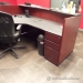 Mahogany C / U Suite Reception Desk, Transaction Counter